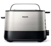 Tosteris Philips HD2637/90, melna/nerūsējošā tērauda/sudraba