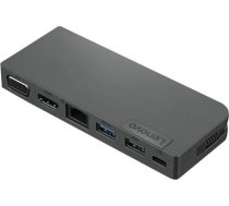 Dokstacija Lenovo USB-C Travel Hub 4X90S92381, pelēka