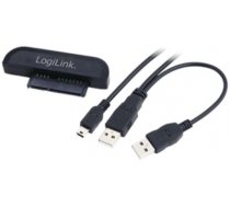 Adapteris Logilink AU0011 SATA To USB SATA, USB, melna
