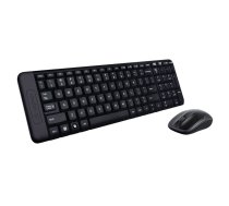 Spēļu aprīkojuma komplekts Logitech MK220 INT, EN, melna, bezvadu