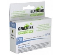 Tintes printera kasetne Generink E-71Y-GI, dzeltena
