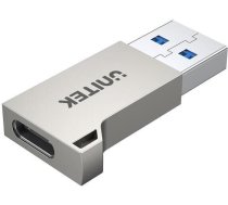 Vads Unitek USB 3.0 to USB-C A1034NI USB 3.0, USB Type-C, sudraba