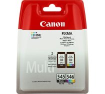 Tintes printera kasetne Canon PG-545/CL-546, zila/dzeltena/violeta, 8 ml