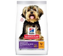 Sausā suņu barība Hill's Science Plan Canine Adult Sensitive Stomach & Skin Small & Mini, vistas gaļa, 6 kg