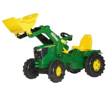 Traktors ar pedāļiem Rolly Toys Farmtrac John Deere 6210R, zaļa