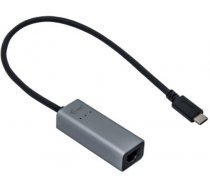 Adapteris i-Tec C31METAL25LAN USB-C, RJ-45, 0.3 m, melna