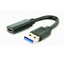 Adapteris Gembird USB Type-A To USB Type-C A-USB3-AMCF-01 USB Type-C, USB Type A, 0.1 m, melna