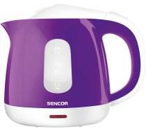 Elektriskā tējkanna Sencor SWK 1015, 1 l, balta/violeta