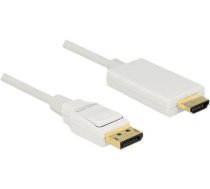 Adapteris Delock Displayport 1.2 > HDMI-A USB, HDMI, 2 m, balta