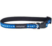 Kaklasiksna suņiem Amiplay Joy, zila, 350 - 500 mm x 200 mm