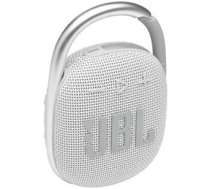 Bezvadu skaļrunis JBL CLIP4, balta, 5 W