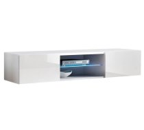 TV galds ASM, balta, 160 cm x 40 cm x 30 cm