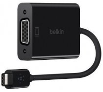 Vads Belkin USB Type-C male, VGA 15 pin female, 0.15 m, melna