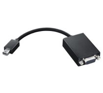 Adapteris Lenovo VGA female, Mini display port male, 0.2 m, melna