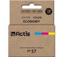 Tintes printera kasetne Actis Standard KH-57R, zila/sarkana/dzeltena, 21 ml