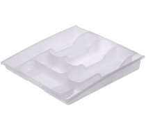 Galda piederumu organizatori Curver, 42 cm x 30 cm x 6.4 cm, plastmasa, balta