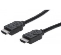 Vads Manhattan HDMI male, HDMI male, 5 m, melna