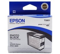 Tintes printera kasetne Epson T5801, melna