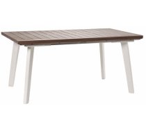 Dārza galds Keter Harmony Extendable, brūna/balta