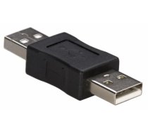 Adapteris Akyga USB 2.0 A male, USB 2.0 A male
