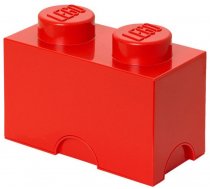 Uzglabāšanas kaste LEGO® Storage Brick 2 40021730, 2.6 l, sarkana, 12.5 x 25 x 18 cm
