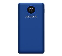 Lādētājs-akumulators (Power bank) Adata P20000QCD, 20000 mAh, zila