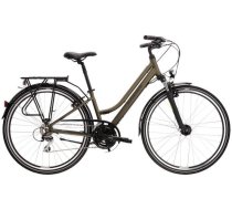 Velosipēds tūristu Kross Trans 3.0 Lady, 28 ", L rāmis, melna/zaļa