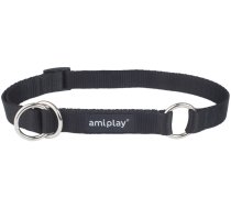 Kaklasiksna suņiem Amiplay Basic, melna, 350 - 500 mm x 20 mm, L