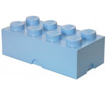 Uzglabāšanas kaste LEGO® Storage Brick 8 Light, 12.1 l, gaiši zila, 50 x 25 x 18 cm, l