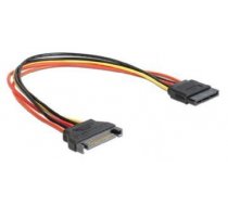 Vads Gembird SATA to MOLEX SATA, SATA, 0.3 m, melna