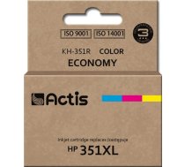 Tintes printera kasetne Actis Standard KH-351R, zila/sarkana/dzeltena, 21 ml