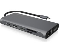 Dokstacija ICY Box IB-DK4050-CPD USB 3.2 Gen 1 (3.1 Gen 1) Type-C