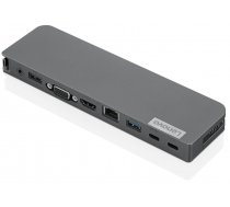 Dokstacija Lenovo USB-C Mini Dock 40AU0065EU, pelēka