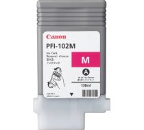 Tintes printera kasetne Canon PFI-102M, sarkana