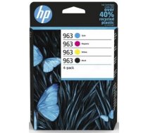 Tintes printera kasetne HP 6ZC70AE, dzeltens/melna/fuksīna (magenta)