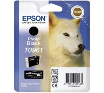 Tintes printera kasetne Epson T0961, melna