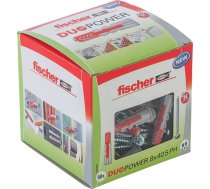 Dībelis Fischer DuoPower Dowels 8x40 S PH LD, 40 mm, 50 gab.