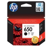 Tintes printera kasetne HP 650, melna, 6.5 ml