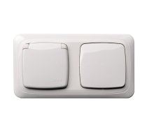 Bloks Liregus Socket/Switch Unit Alfa IKLJ-001 White