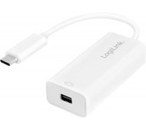 Vads Logilink USB-C, Mini Displayport, 0.15 m, balta