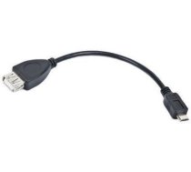 Kabelis Natec USB to USB-micro Micro HDMI male, USB 2.0 A male, 0.15 m, melna