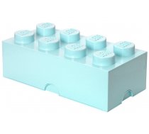 Uzglabāšanas kaste LEGO® Storage Brick 8 Large Aqua, 12.1 l, gaiši zila, 50 x 25 x 18 cm