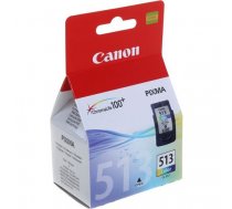 Tintes printera kasetne Canon CL-513 Tri-Colour, zila/dzeltena/violeta, 13 ml