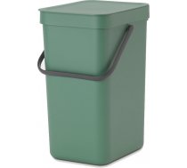 Atkritumu tvertne Brabantia Sort & Go, zaļa, 12 l, 35.1 cm x 20 cm