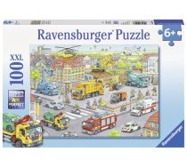 Puzle Ravensburger Vehicles In The City 105588, 49 cm x 36 cm, 100