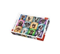 Puzle Trefl Funny Dog Portraits 10462, 68.3 cm x 48 cm, 1000