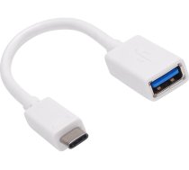 Adapteris Sandberg USB-C to USB 3.0 USB C plug, USB 3.0 A female, 0.1 m, balta