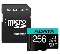 Atmiņas karte Adata Micro SDXC V30 PRO, 256 GB, 100 Mb/s - 80 Mb/s