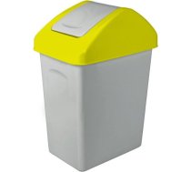 Atkritumu tvertne Branq, dzeltena, 25 l, 50 cm x 24 cm