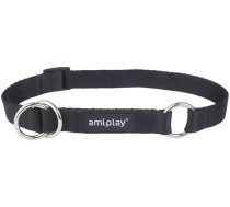 Kaklasiksna suņiem Amiplay Basic, melna, 400 - 600 mm x 25 mm